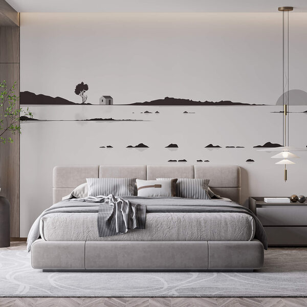 Fotótapéta Fotótapéta Ház a tó közepén (Cikkszám: t00381)