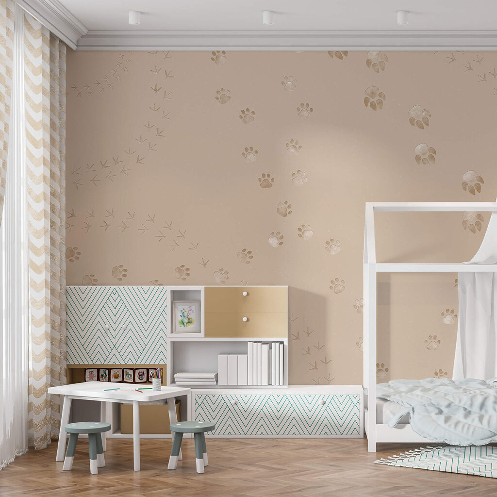 Mancsnyomok és madarak mintázata