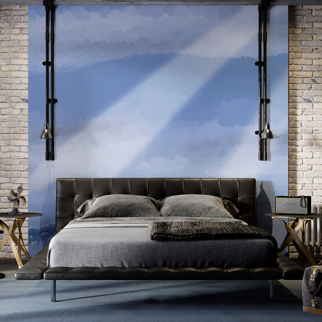 Felhők és fénysugarak az égen