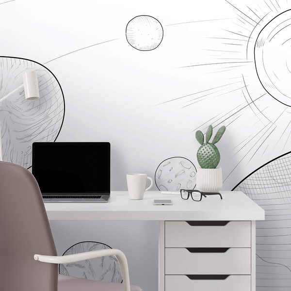 Bolygók és a Nap rajza Bolygók és a Nap rajza