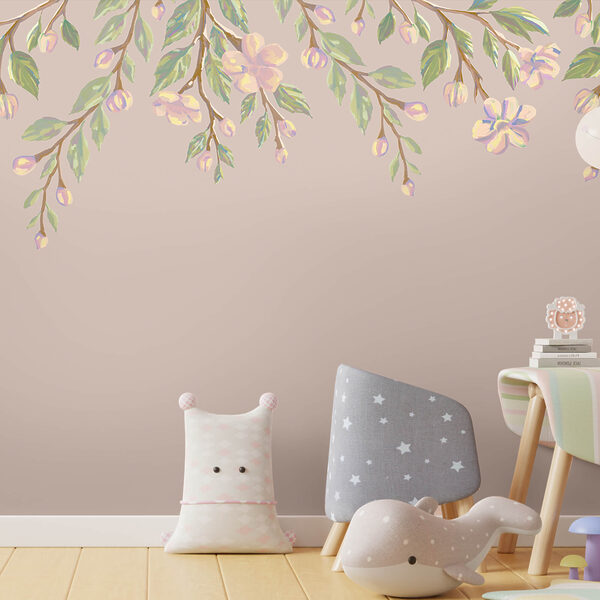 Finom virágmotívum puha háttérrel