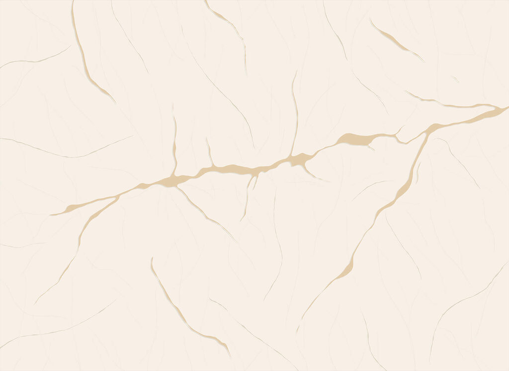 White surface with cracks