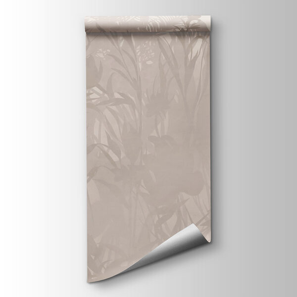 - Subtle botanical patterns in soft tones - Subtle botanical patterns in soft tones