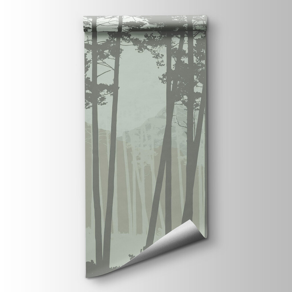 Group of trees in a forest