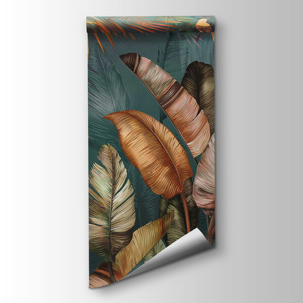 Painting of a bird and a plant Painting of a bird and a plant