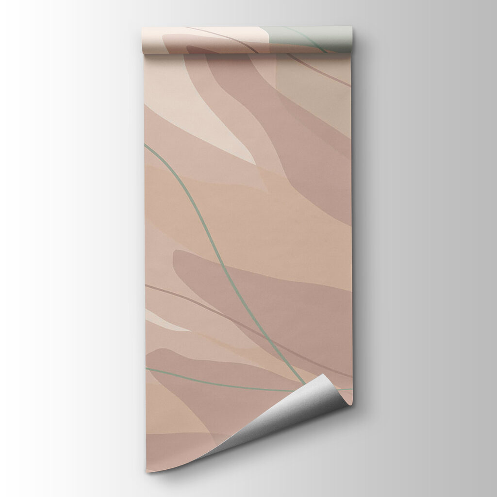 Soft hues and flowing shapes unite