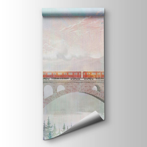 Train on a bridge Train on a bridge