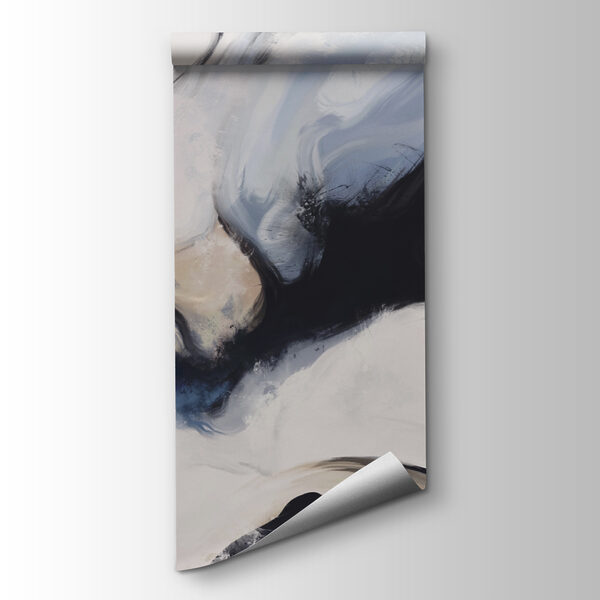 Abstract waves in soft tones