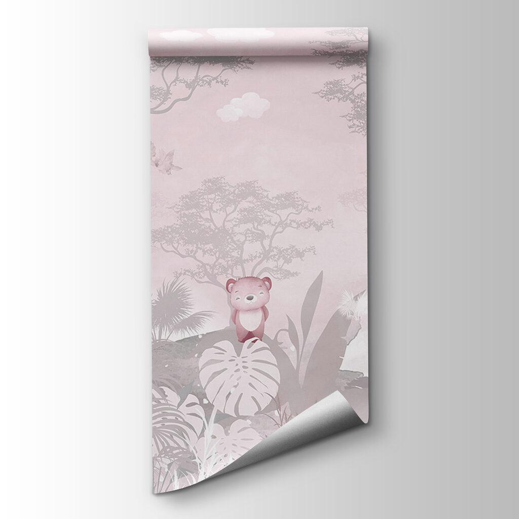 A group of animals in a forest A group of animals in a forest