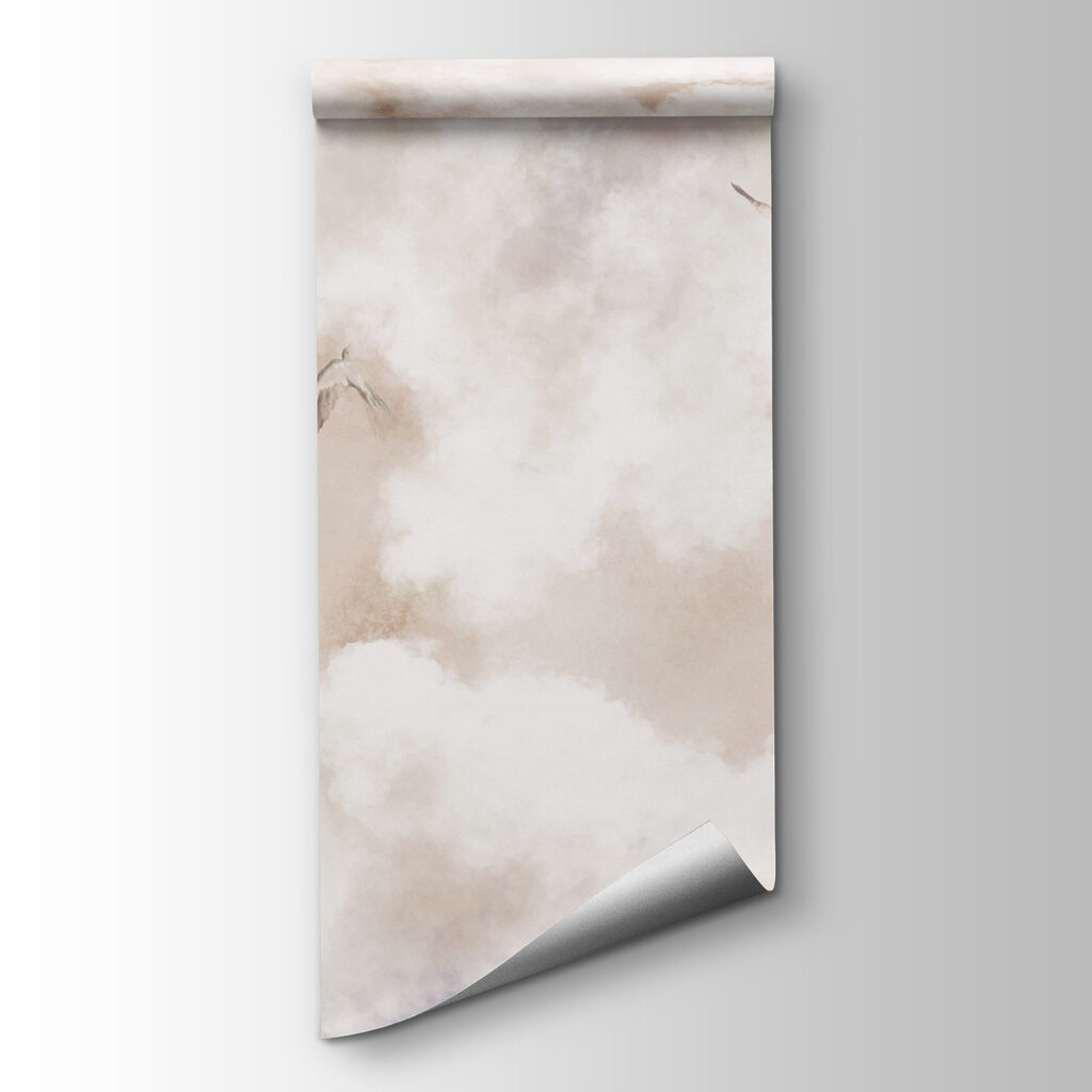 Group of birds flying in the sky