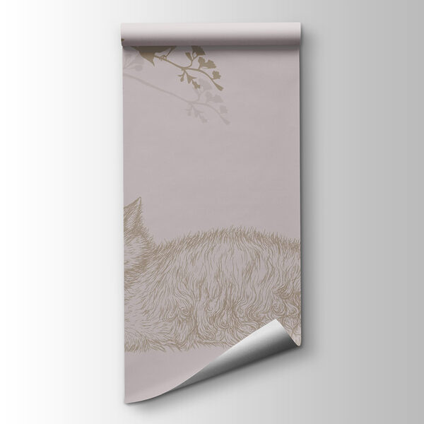 Cat lying on a tree branch Cat lying on a tree branch