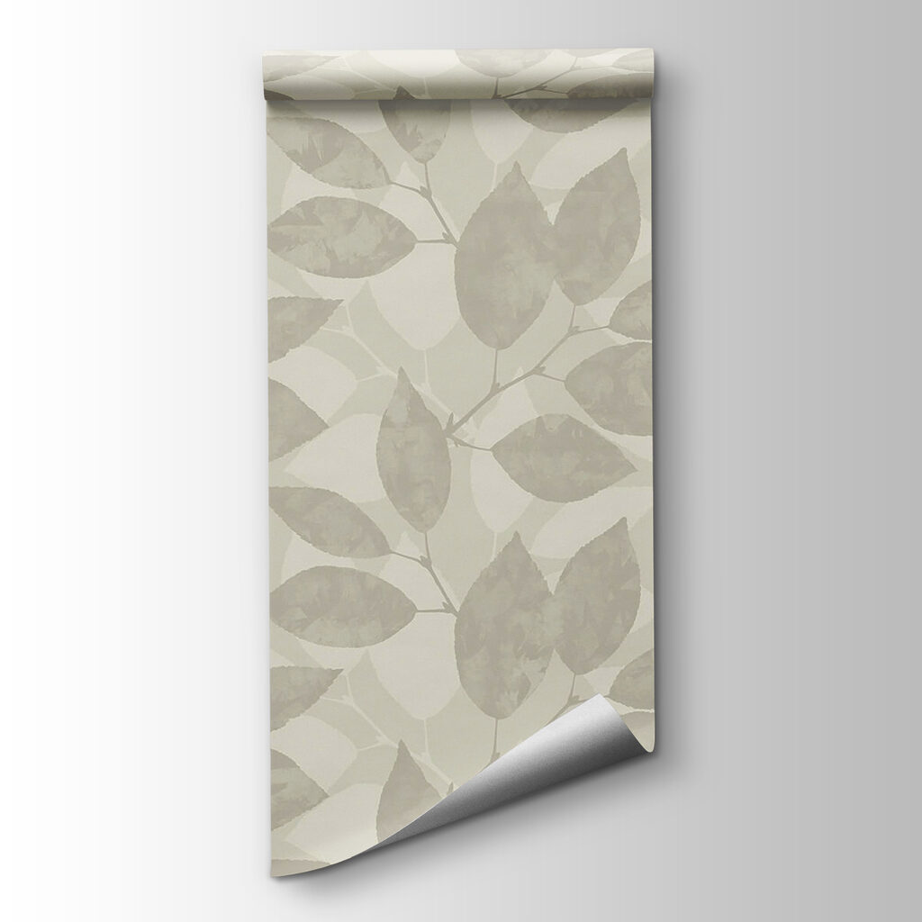 Pattern of leaves on a white background Pattern of leaves on a white background