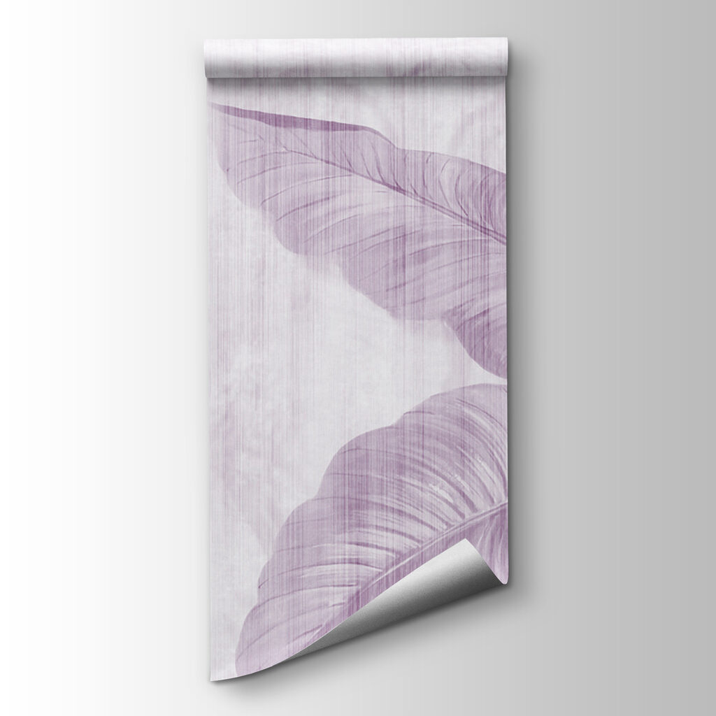 Elegant foliage in soft lavender tones