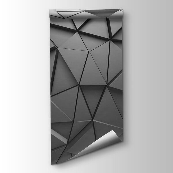 Black triangle pattern on a surface