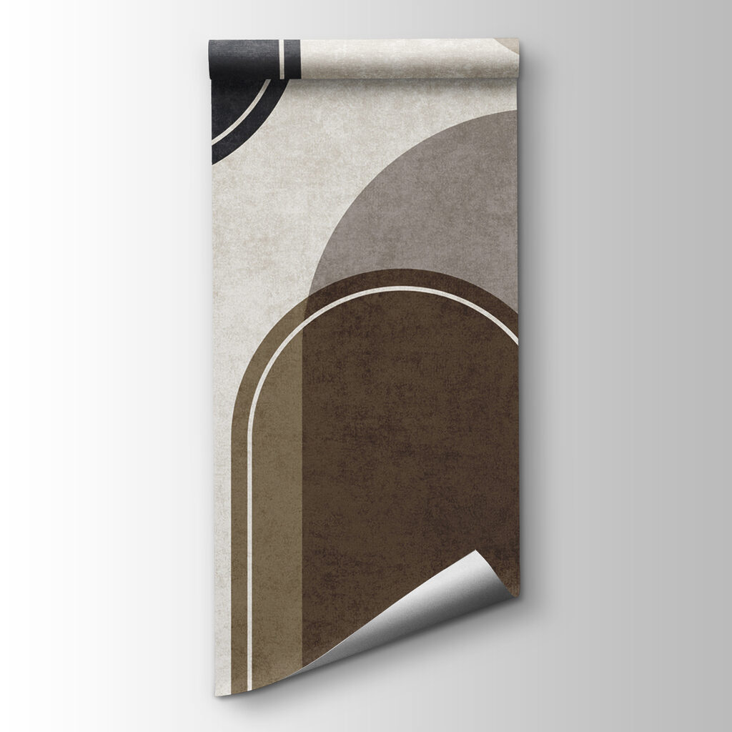 Abstract shapes in muted tones