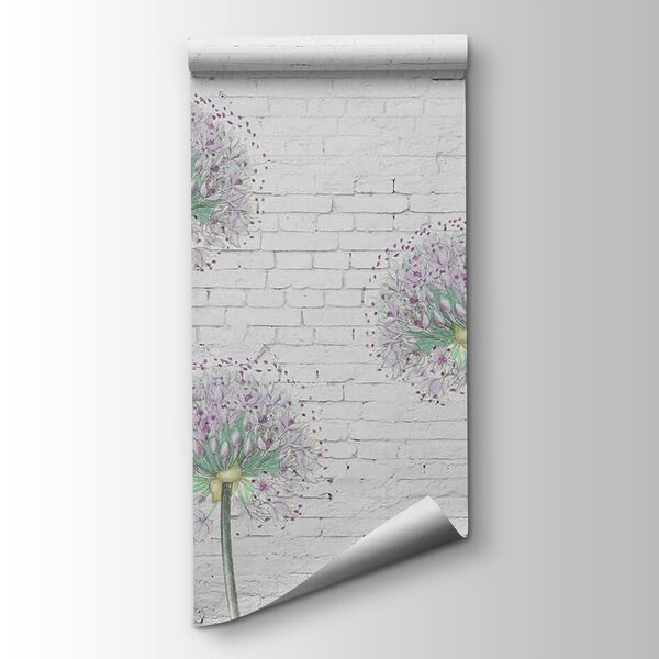 Painting of purple flowers