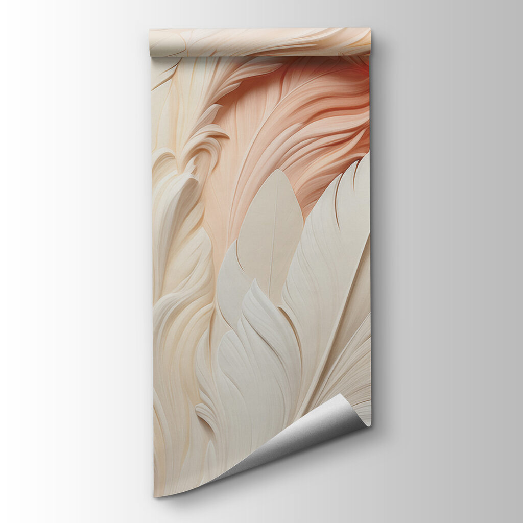 A close up of feathers A close up of feathers