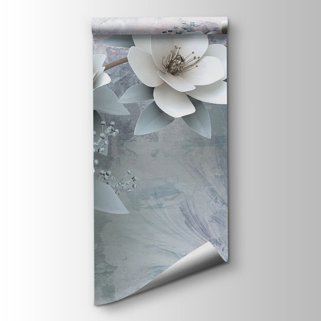 White flowers on a branch White flowers on a branch