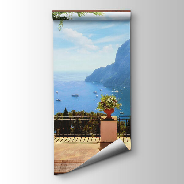 View of the ocean from a balcony