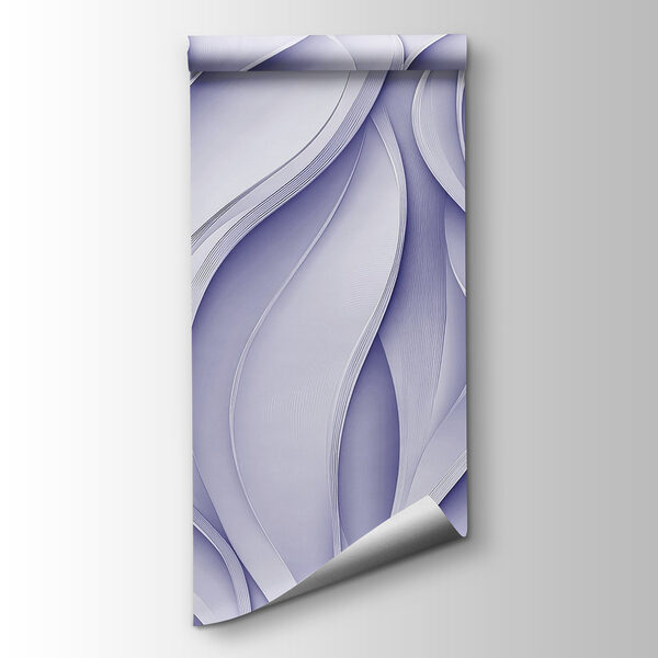 White and purple wavy pattern
