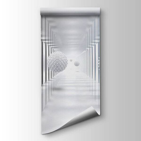 White room with white balls White room with white balls