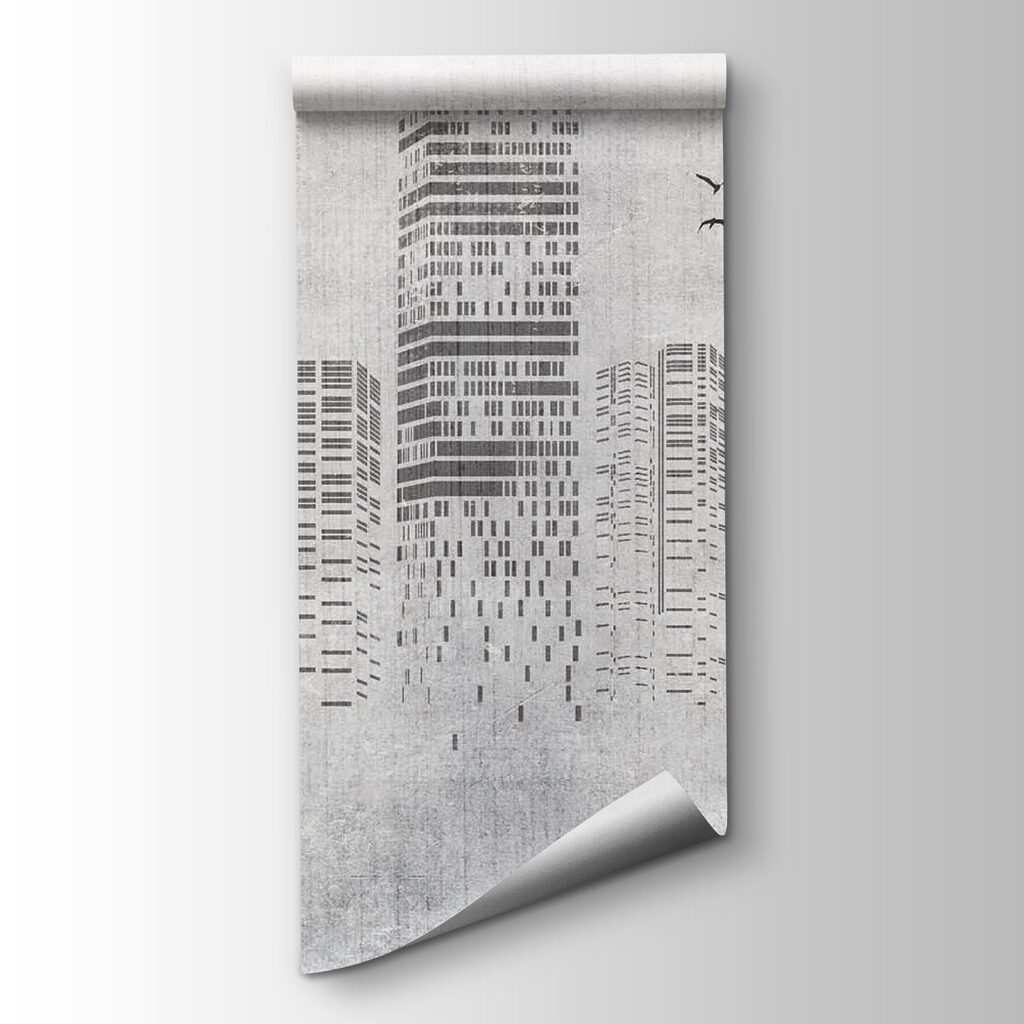 Greyscale image of a city Greyscale image of a city