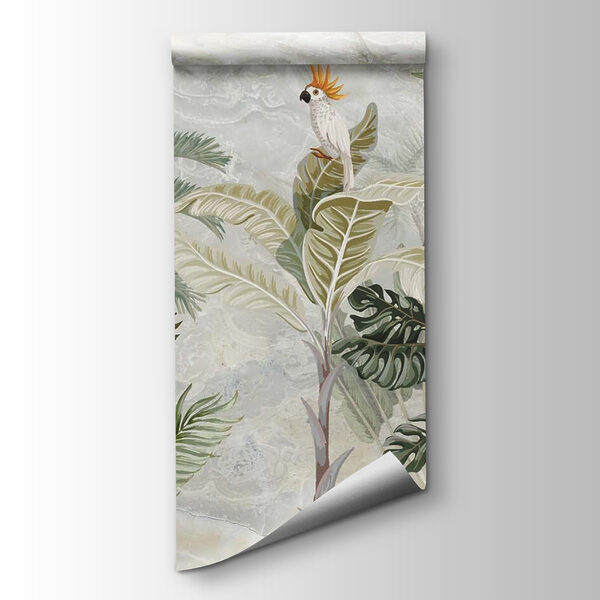 Mural of a tropical forest Mural of a tropical forest