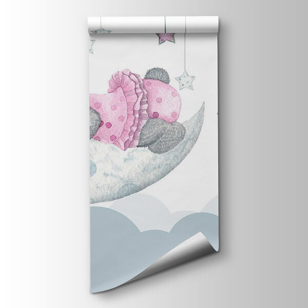 Teddy bear sleeping on the moon Teddy bear sleeping on the moon