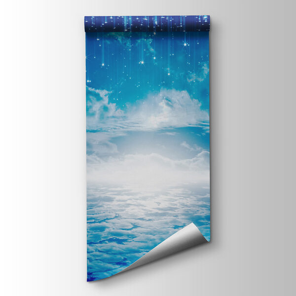 Moon and stars in the sky Moon and stars in the sky