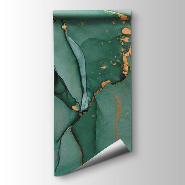 Emerald currents with shimmering trails Emerald currents with shimmering trails