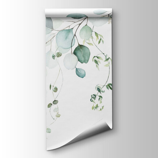 Watercolor of a branch with leaves Watercolor of a branch with leaves