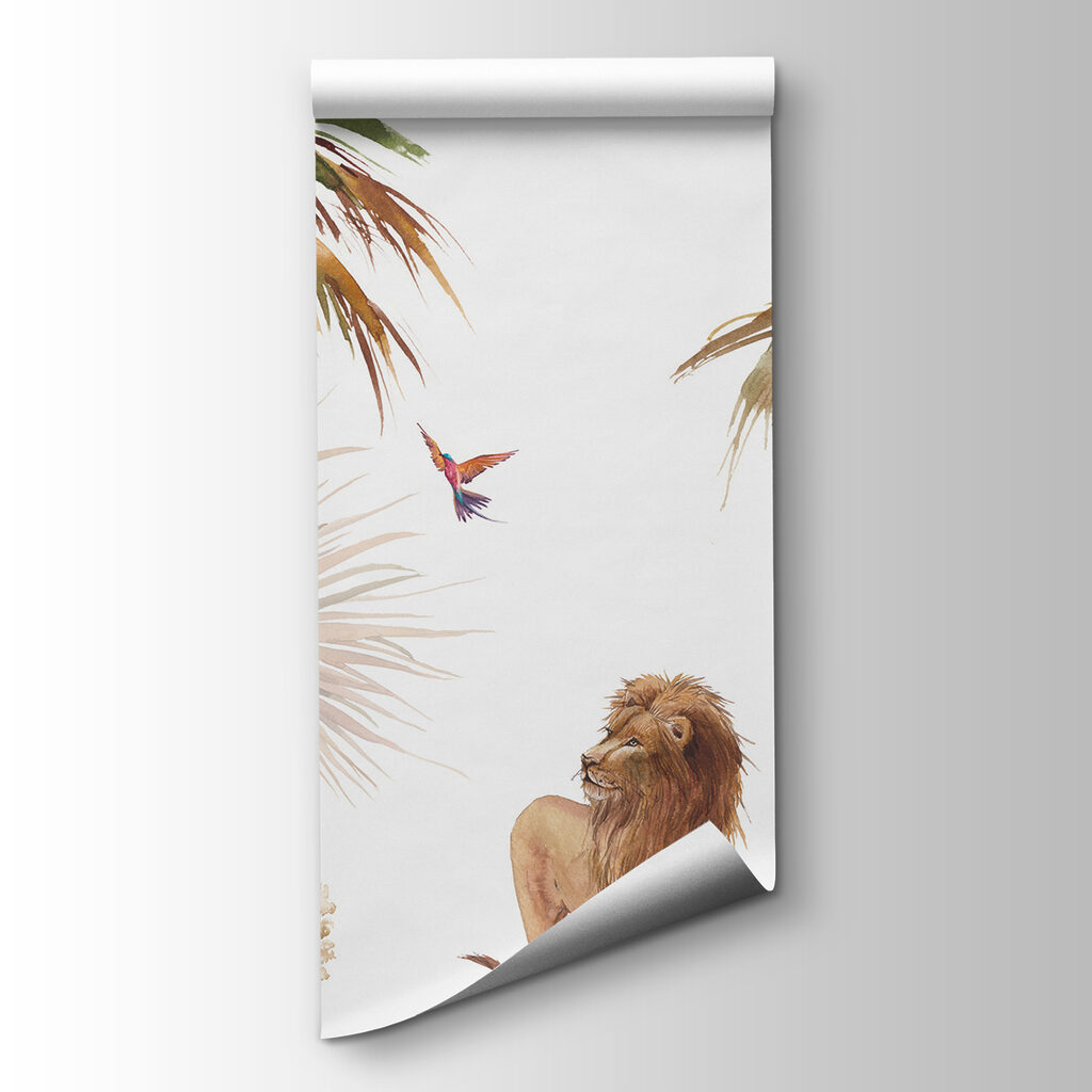 Group of animals in a jungle Group of animals in a jungle