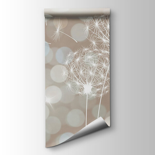 Delicate dandelions in soft backdrop