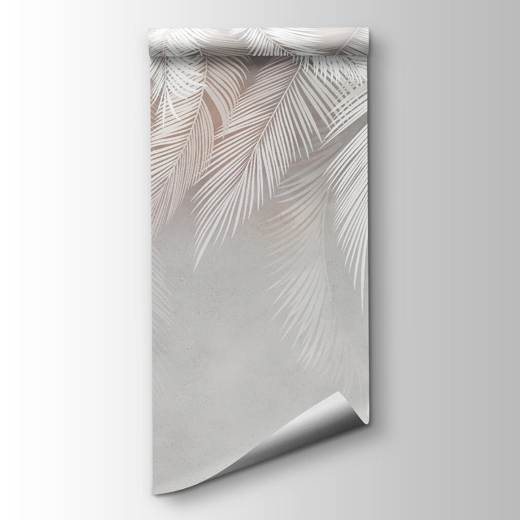 White feather pattern on a white background White feather pattern on a white background