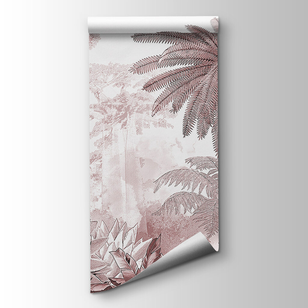 A group of trees and plants