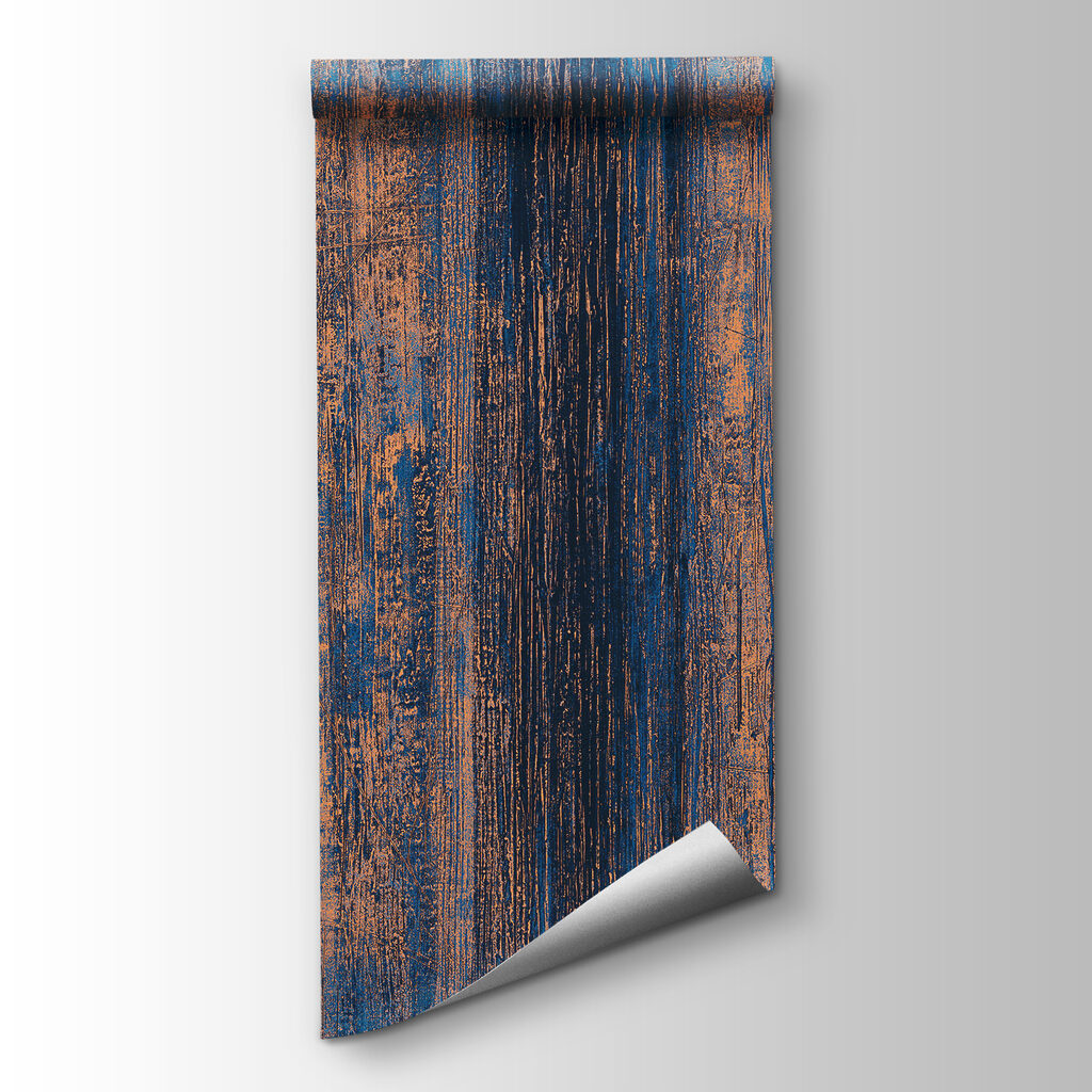 Blue and orange striped surface Blue and orange striped surface