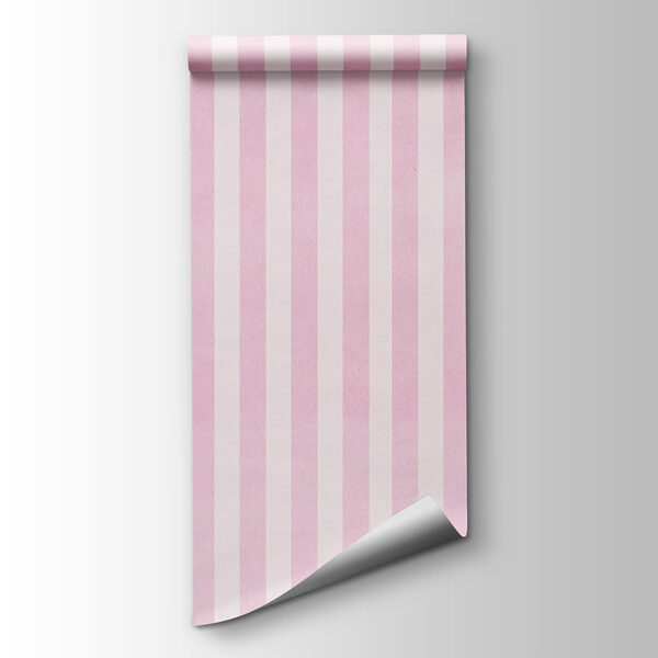 Pink and white striped wallpaper Pink and white striped wallpaper