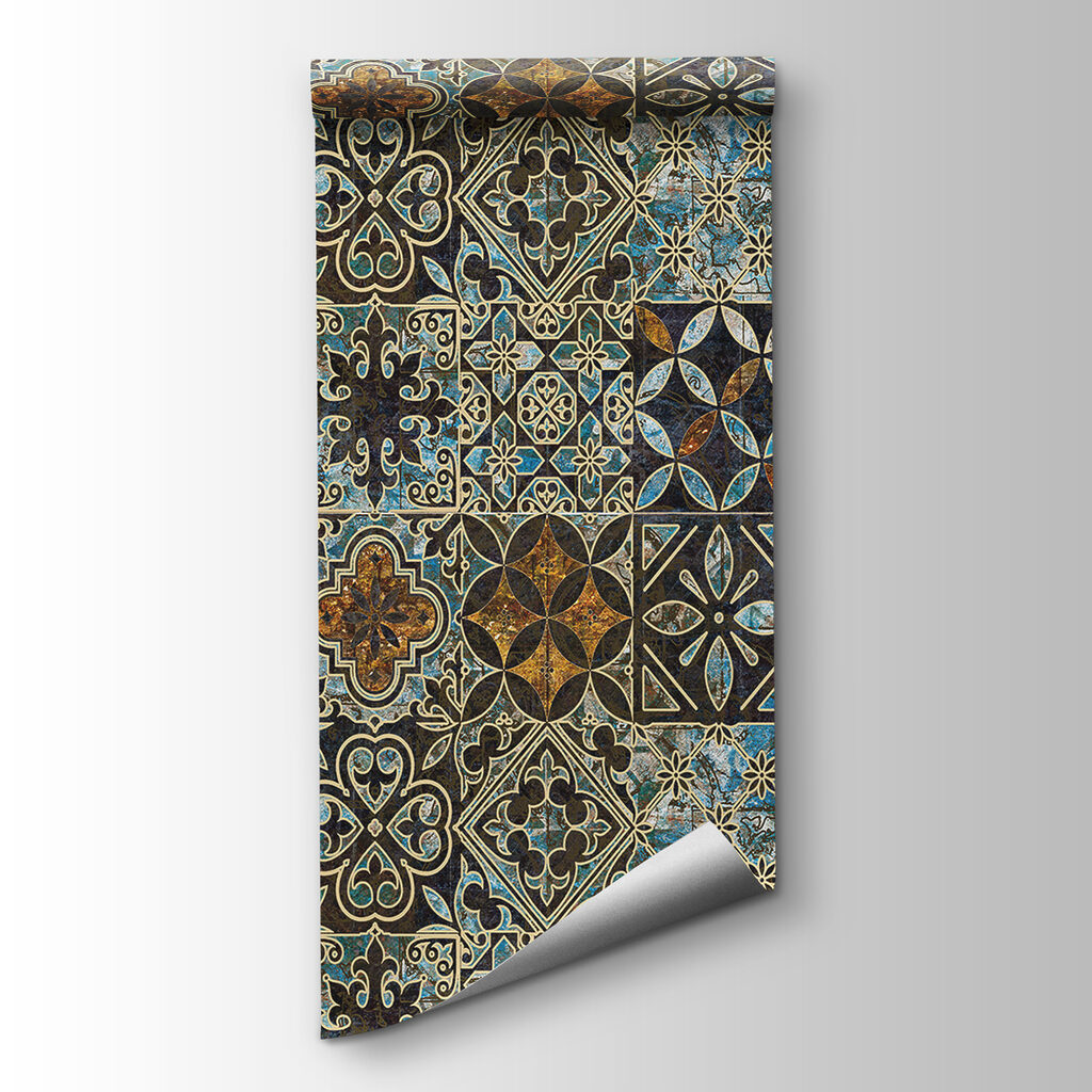 Pattern of colorful tiles Pattern of colorful tiles