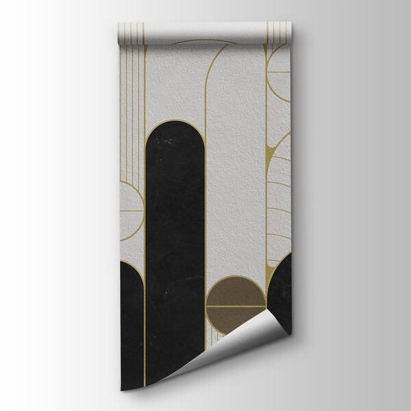 Black and white art deco design Black and white art deco design