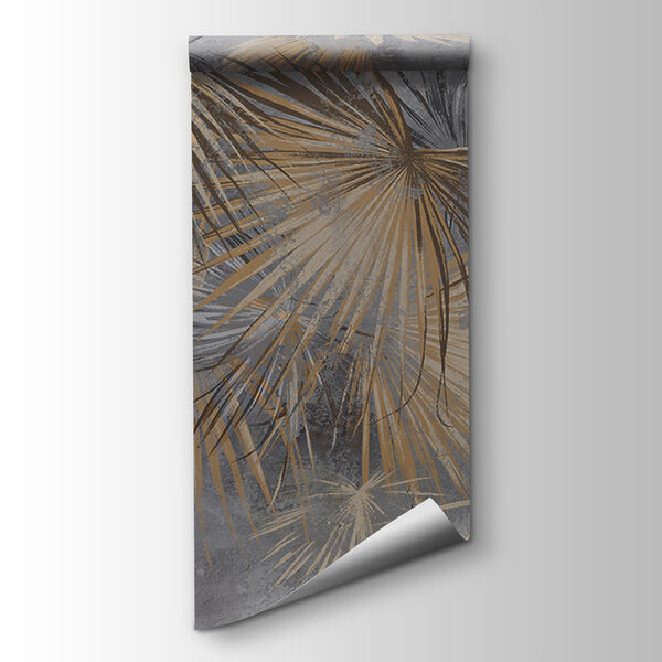 Wallpaper with palm leaves Wallpaper with palm leaves