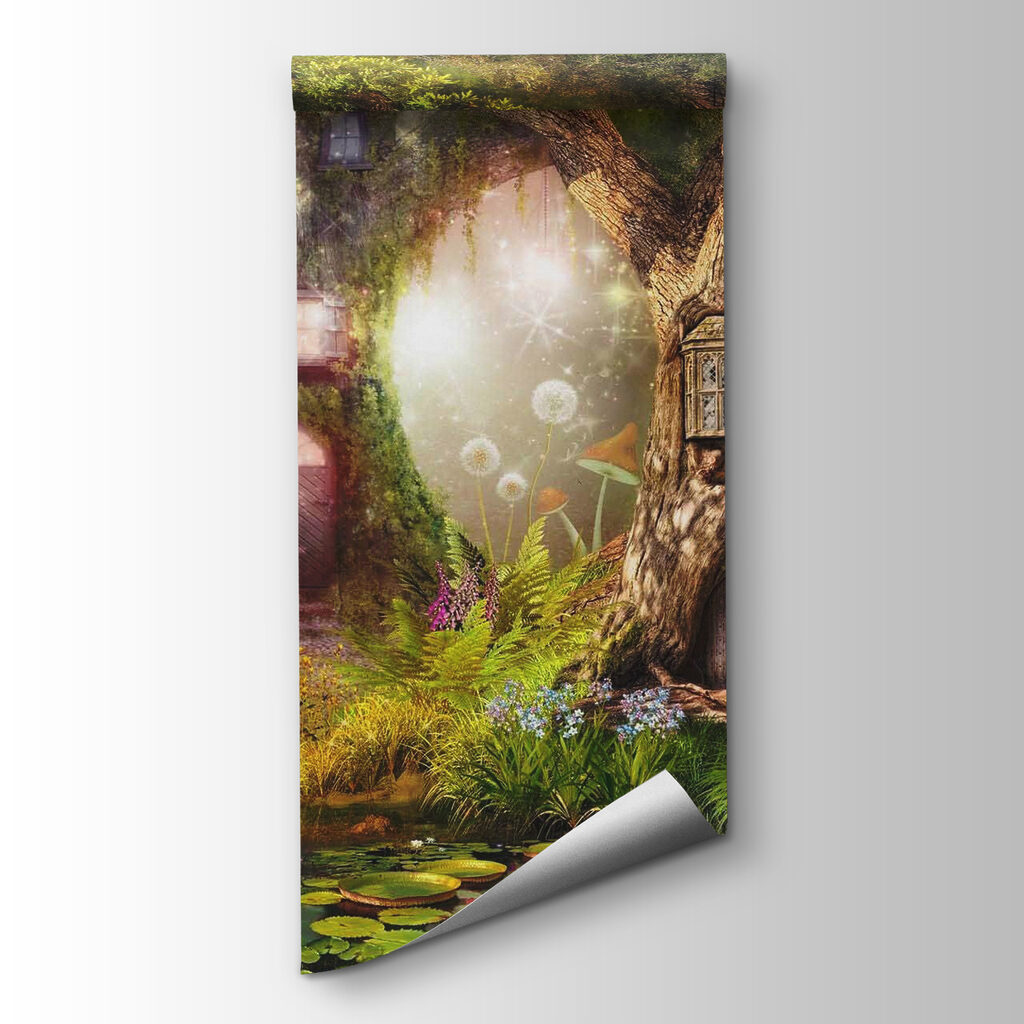 A fairy house in a tree A fairy house in a tree