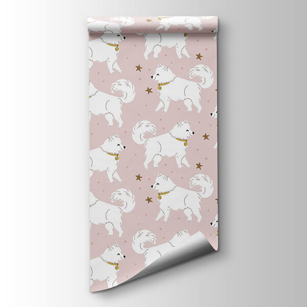 Pattern of white dogs Pattern of white dogs