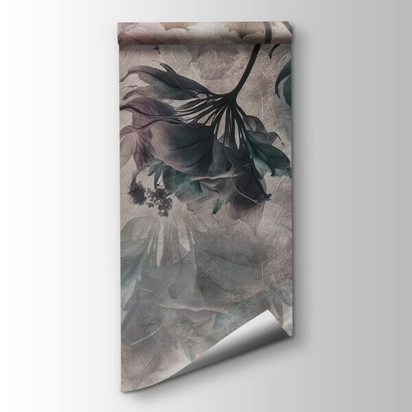 Delicate leaves in soft hues