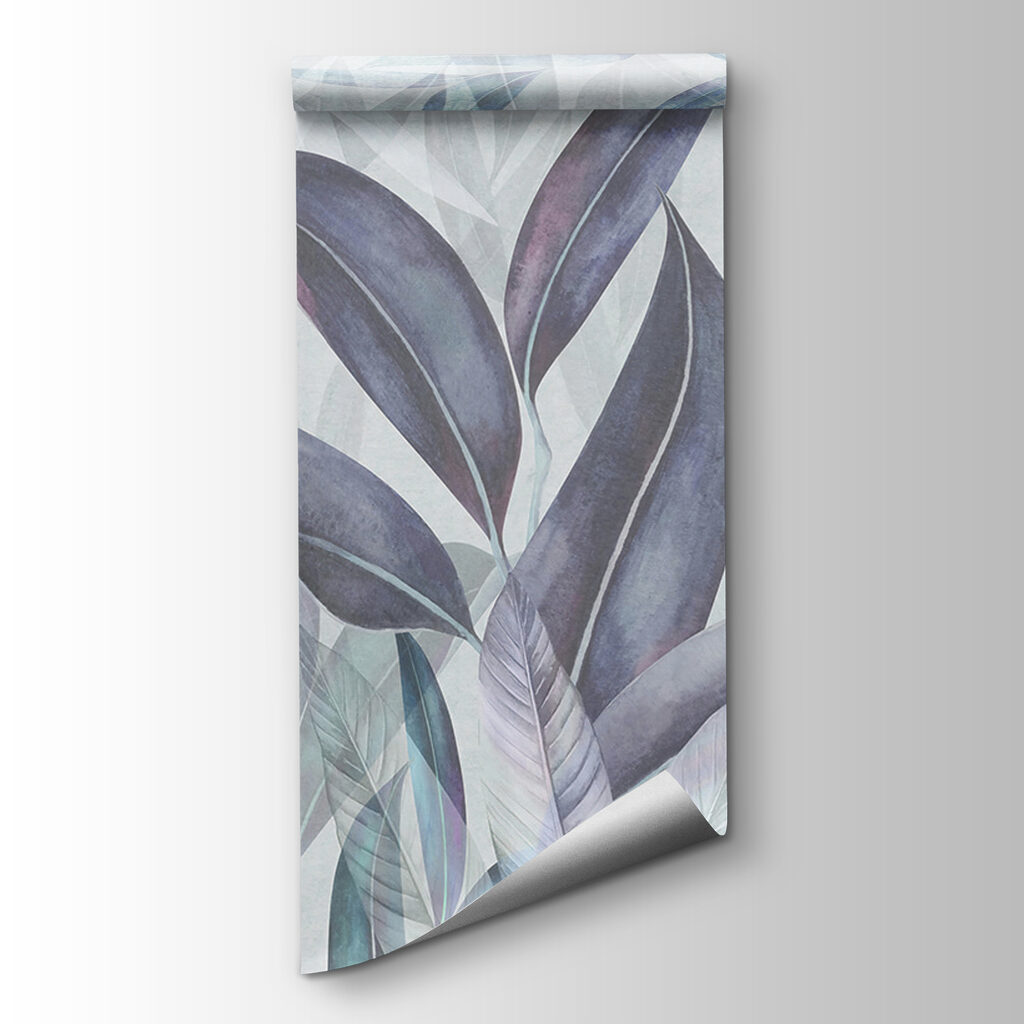 Elegant leaves in soft hues