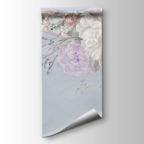 White and purple flowers White and purple flowers