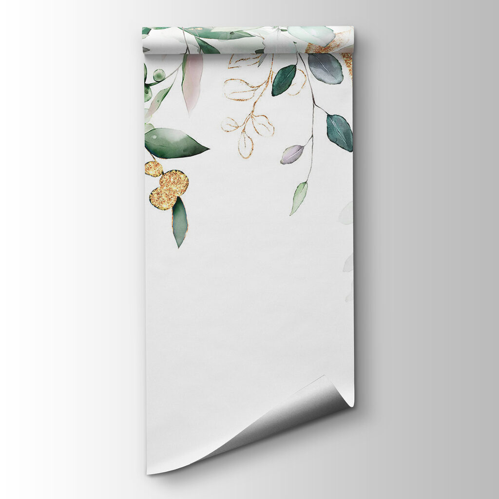 Delicate leaves and soft botanical elements Delicate leaves and soft botanical elements