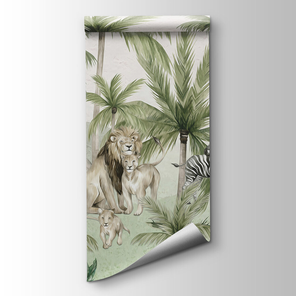 Group of animals in a jungle