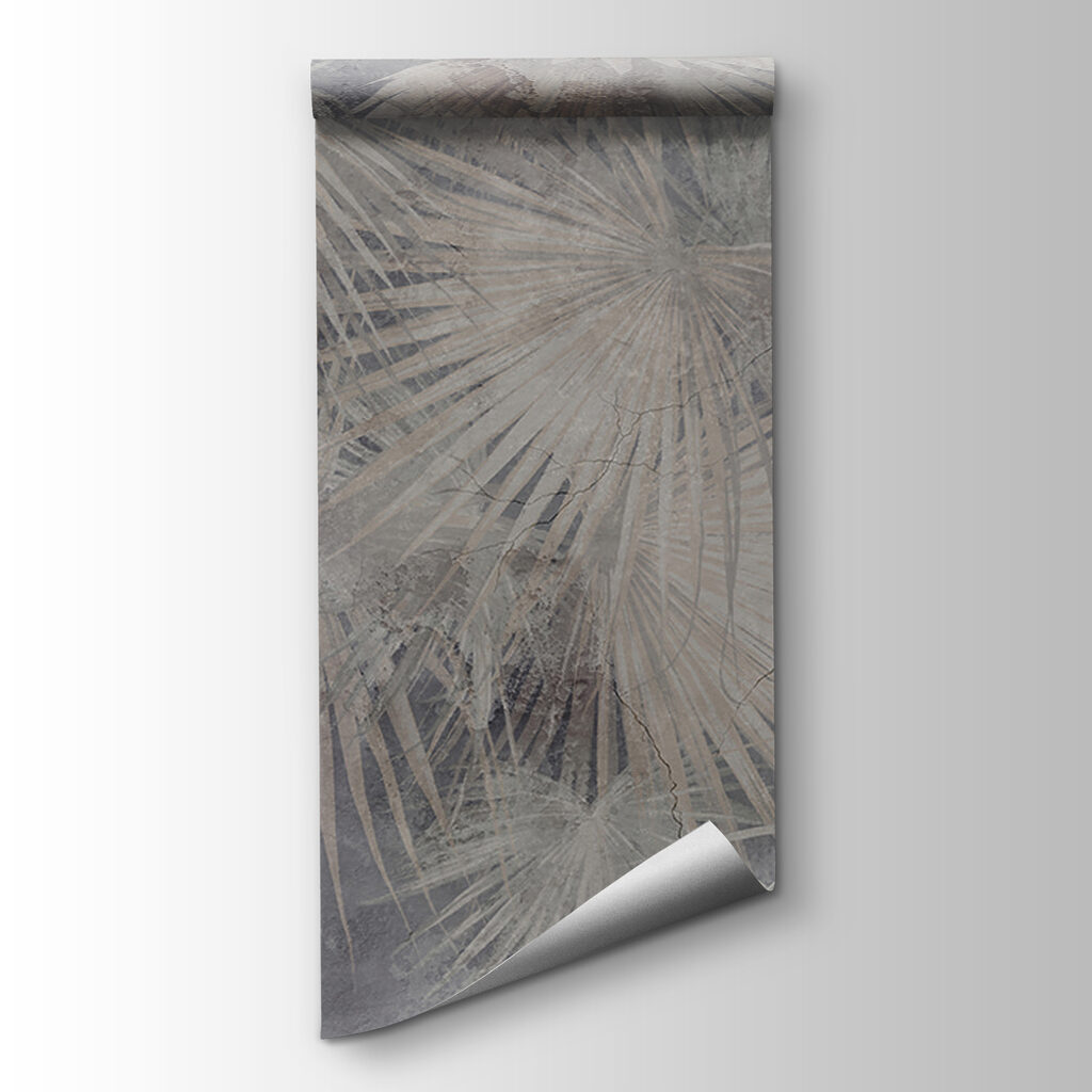 Wallpaper with palm leaves Wallpaper with palm leaves