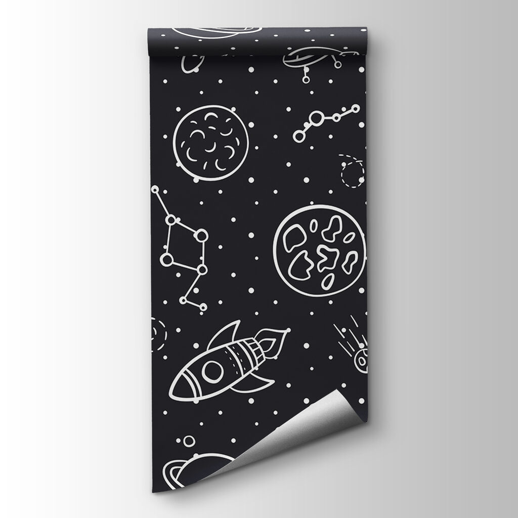 A pattern of space objects A pattern of space objects