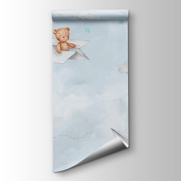 A paper planes and teddy bears A paper planes and teddy bears